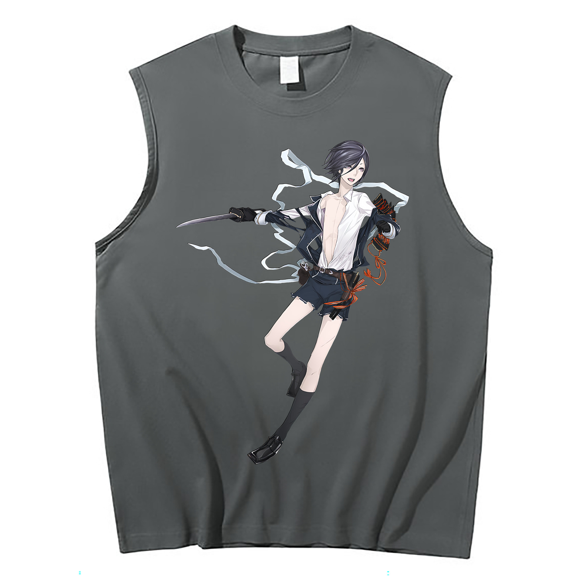 （画像用） 刀剣乱舞 Touken Ranbu コットン100％タンクトップ（フロントプリント）